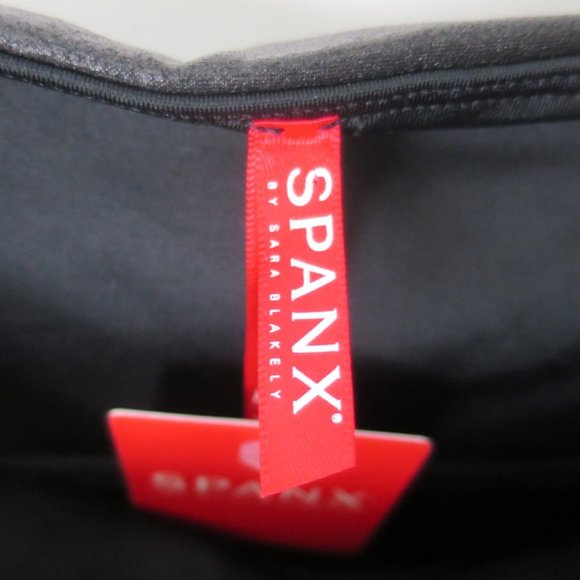 SPANX Faux Leather Leggings Black M - Picture 9 of 12